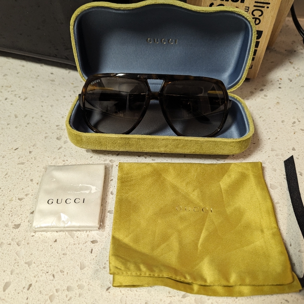 Unisex Gucci 63mm Sunglasses